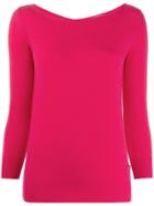 Emilio Pucci Boat Neck Knitted Top - Pink
