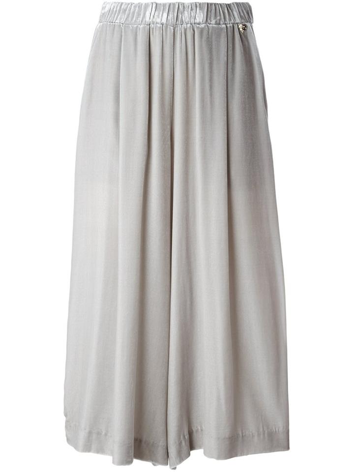 Twin-set Pleated Cropped Trousers