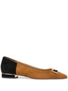 Tory Burch Gigi Two-tone Flats - Brown
