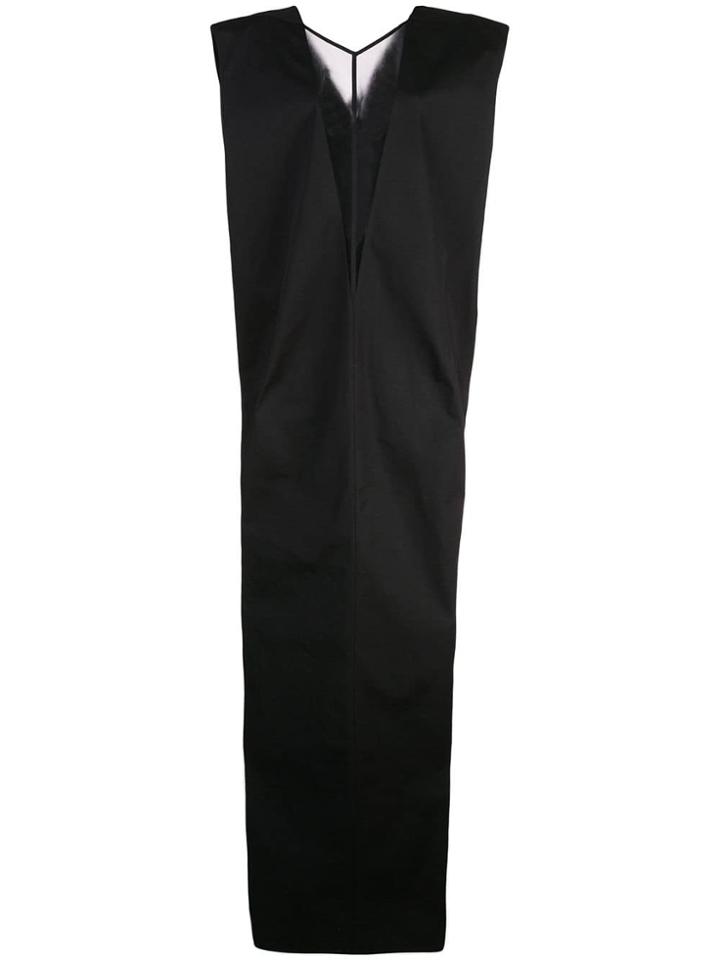 Rick Owens V-neck Dagger Dress - Black