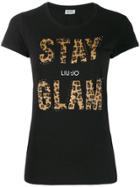 Liu Jo Stay Calm T-shirt - Black