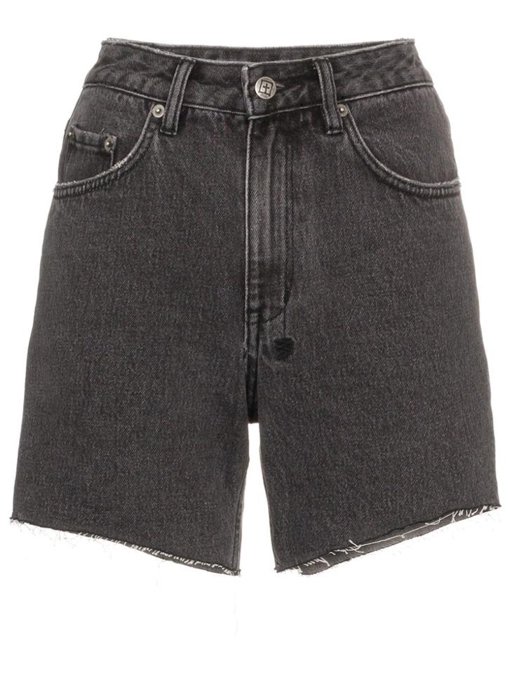 Ksubi Racer Denim Shorts - Grey