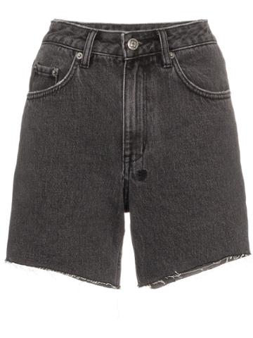 Ksubi Racer Denim Shorts - Grey