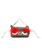 Fendi Micro Baguette Crossbody Bag - Brown