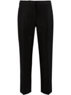 Alexander Mcqueen Striped Tailored Trousers - Black