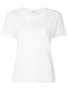 Saint Laurent Heart Cut Out Classic T-shirt - White
