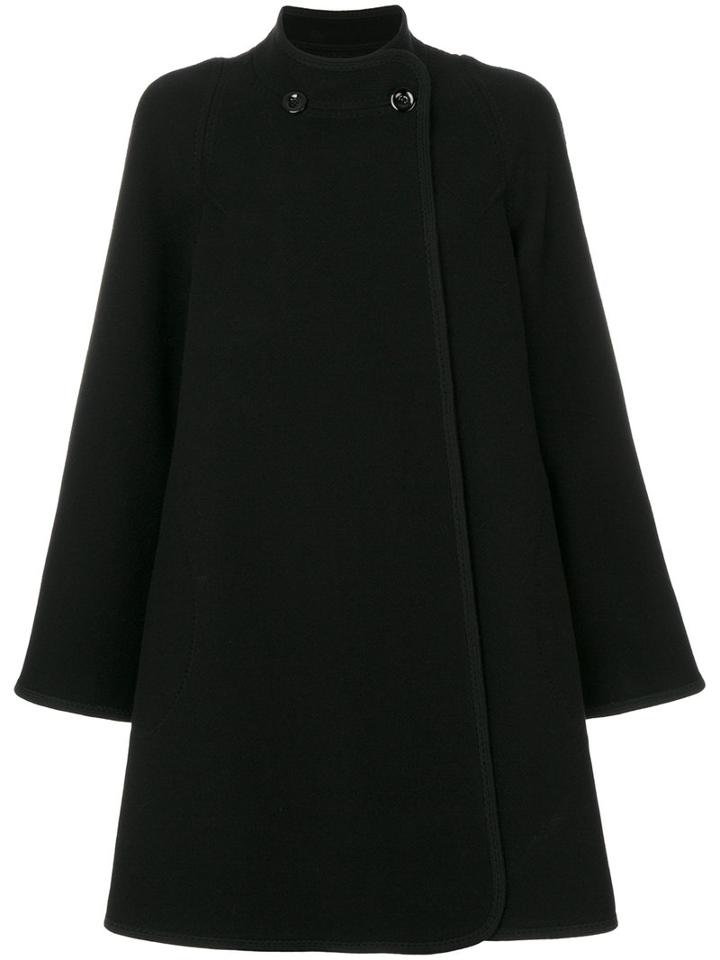 Chloé - Cape Coat - Women - Polyamide/virgin Wool - 36, Black, Polyamide/virgin Wool