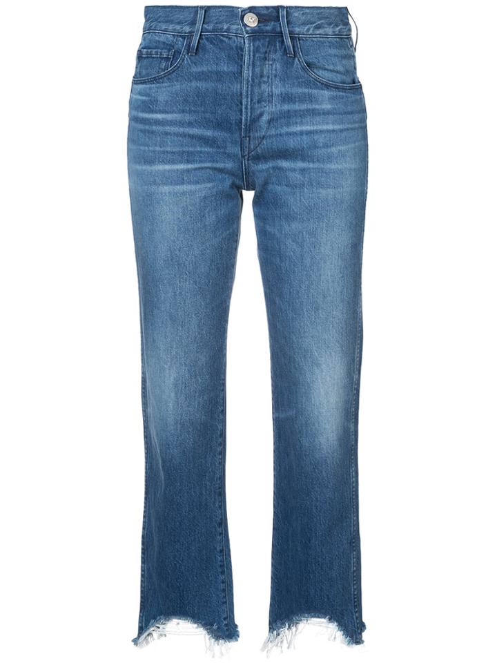 3x1 Austin Cropped Jeans - Blue