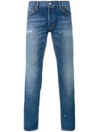 Visvim Straight Fit Jeans, Men's, Size: 30, Blue, Cotton