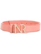 Nina Ricci Monogram Buckle Belt - Pink & Purple