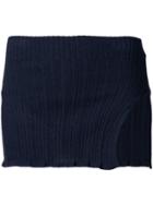 Jacquemus Knitted Mini Skirt - Blue