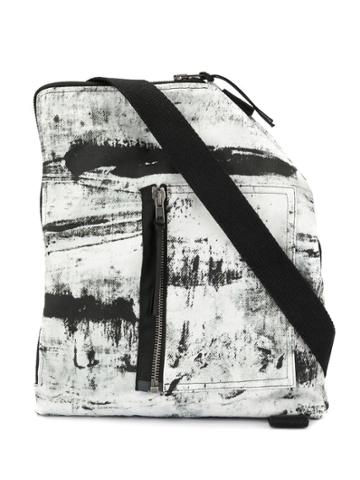 Tobias Birk Nielsen Denim Acid-wash Effect Messenger - White