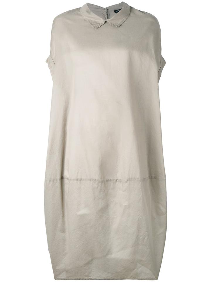 Rundholz Back Button Dress, Women's, Size: Medium, Brown, Cotton