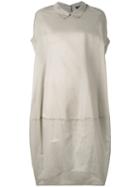 Rundholz Back Button Dress, Women's, Size: Medium, Brown, Cotton