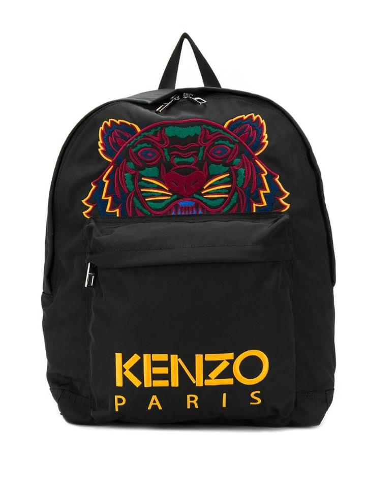 Kenzo Embroidered Logo Backpack - 99c Noir