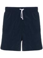 Thom Browne Swim Shorts With Stripe Detail - Blue
