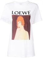 Loewe Portrait Print T-shirt - White