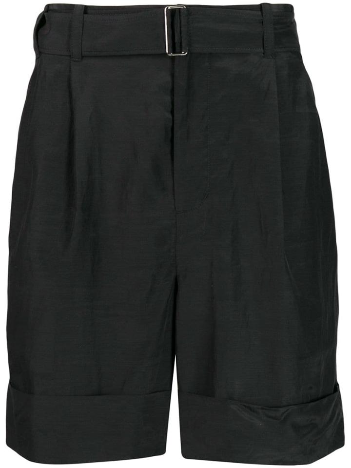 Mumofsix Belted Cargo Shorts - Black