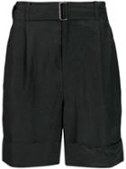 Mumofsix Belted Cargo Shorts - Black