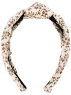 Lele Sadoughi Floral Print Headband - White