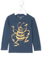 Stella Mccartney Kids Bee Print T-shirt - Blue