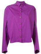 Y / Project Structured Sleeve Shirt, Women's, Size: 40, Pink/purple, Cupro