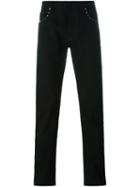 Valentino 'rockstud' Slim-fit Jeans, Men's, Size: 30, Black, Cotton/polyester
