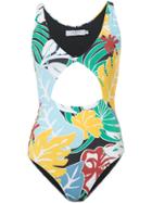 Patbo Tropical Print Swimsuit - Multicolour