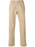 Msgm Elasticated Waistband Trousers - Nude & Neutrals