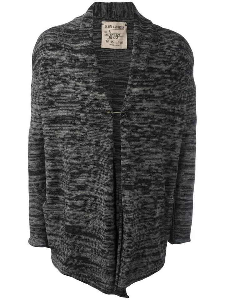 Daniel Andresen 'knema' Cardigan, Men's, Size: Xl, Black, Linen/flax/virgin Wool