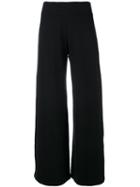 Labo Art - Idro Flared Trousers - Women - Cotton - 0, Black, Cotton