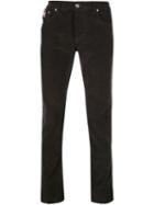 Isaia Slim Fit Trousers - Black