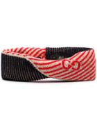 Gucci Multicoloured Knitted Glitter Headband - Black