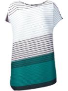 Pleats Please By Issey Miyake Striped Dress