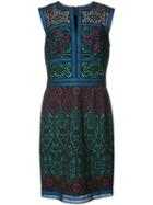 Tadashi Shoji - Panelled Dress - Women - Cotton/nylon/polyester - 8, Black, Cotton/nylon/polyester