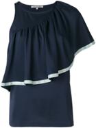 Maison Père Flared Loose Top - Blue