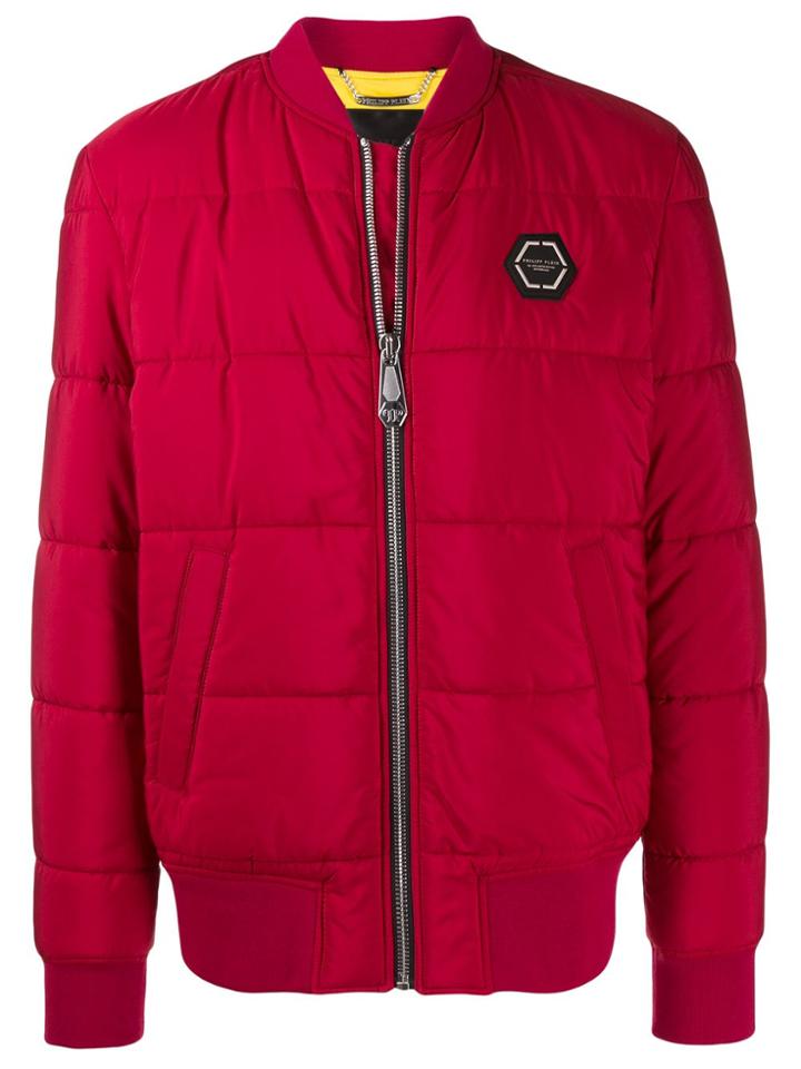 Philipp Plein Statement Padded Jacket - Red