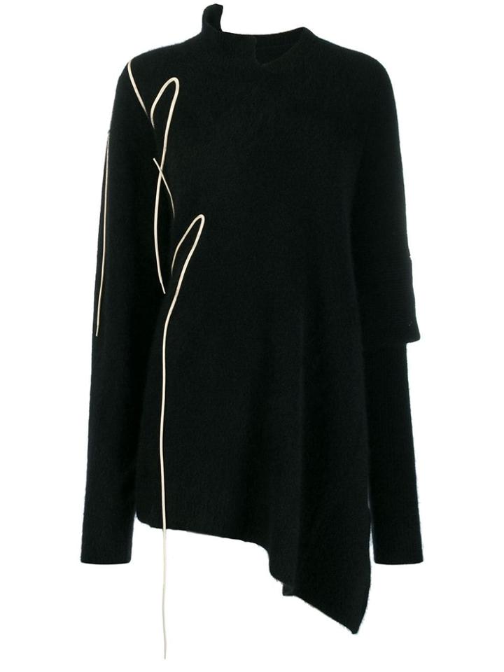 Yohji Yamamoto Asymmetric Jumper - Black