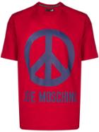 Love Moschino Peace Sign T-shirt - Red