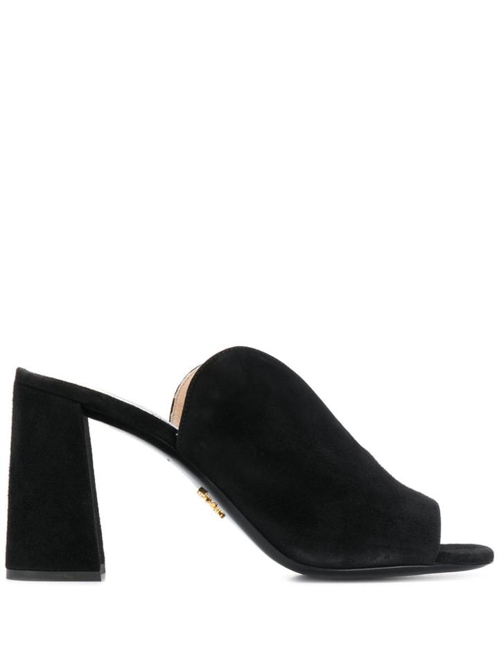 Prada Slip-on Mules - Black