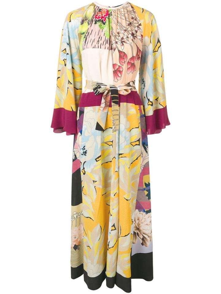 Etro Printed Maxi Dress - Yellow
