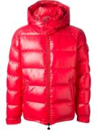 Moncler Padded Jacket, Men's, Size: 4, Red, Nylon