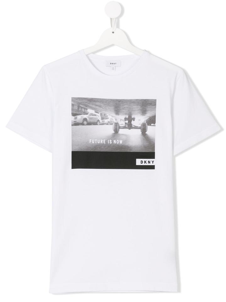 Dkny Kids Future Is Now T-shirt - White