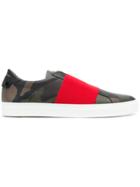 Givenchy Elasticated Strap Sneakers - Green