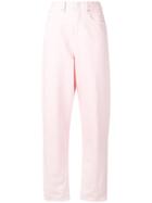 Isabel Marant Regular Mom Fit Trousers - Pink