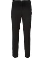 Etro Cropped Trousers, Women's, Size: 44, Black, Viscose
