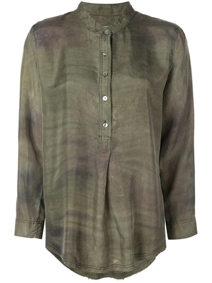 Raquel Allegra Army Camo Shirt - Green