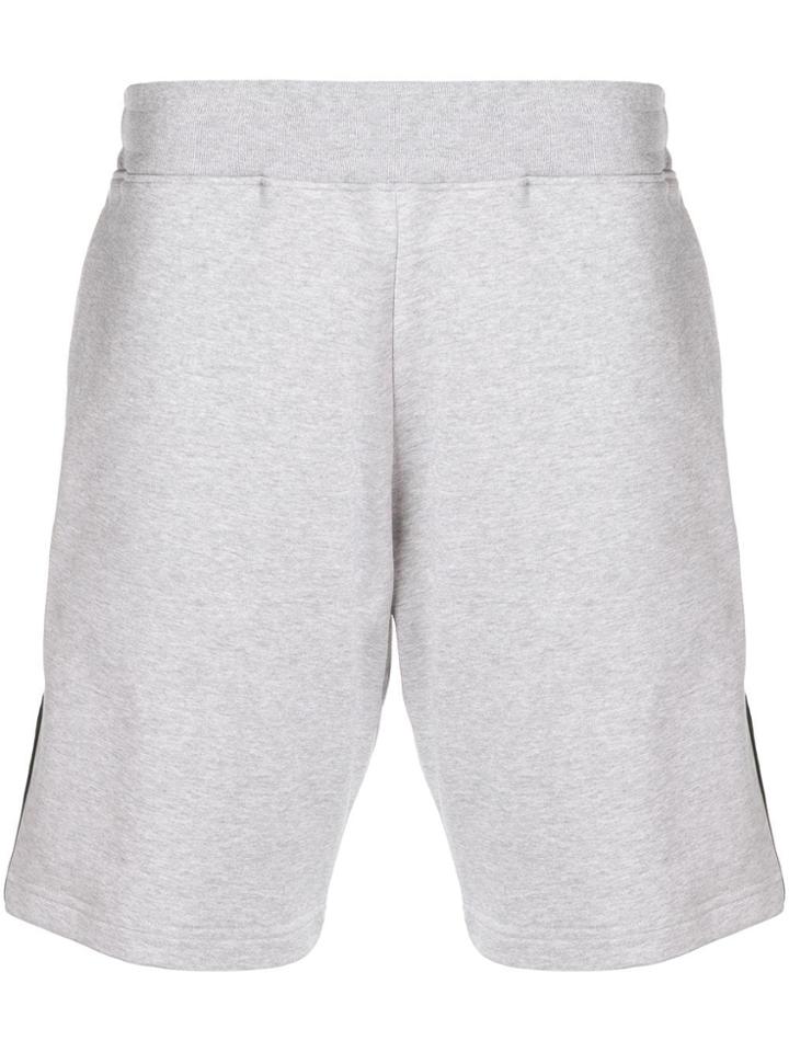 Moschino Branded Track Shorts - Grey