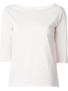 Majestic Filatures Boat Neck T-shirt, Women's, Size: 3, Pink/purple, Cotton