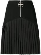 Givenchy Zipped Pleated Skirt - Black